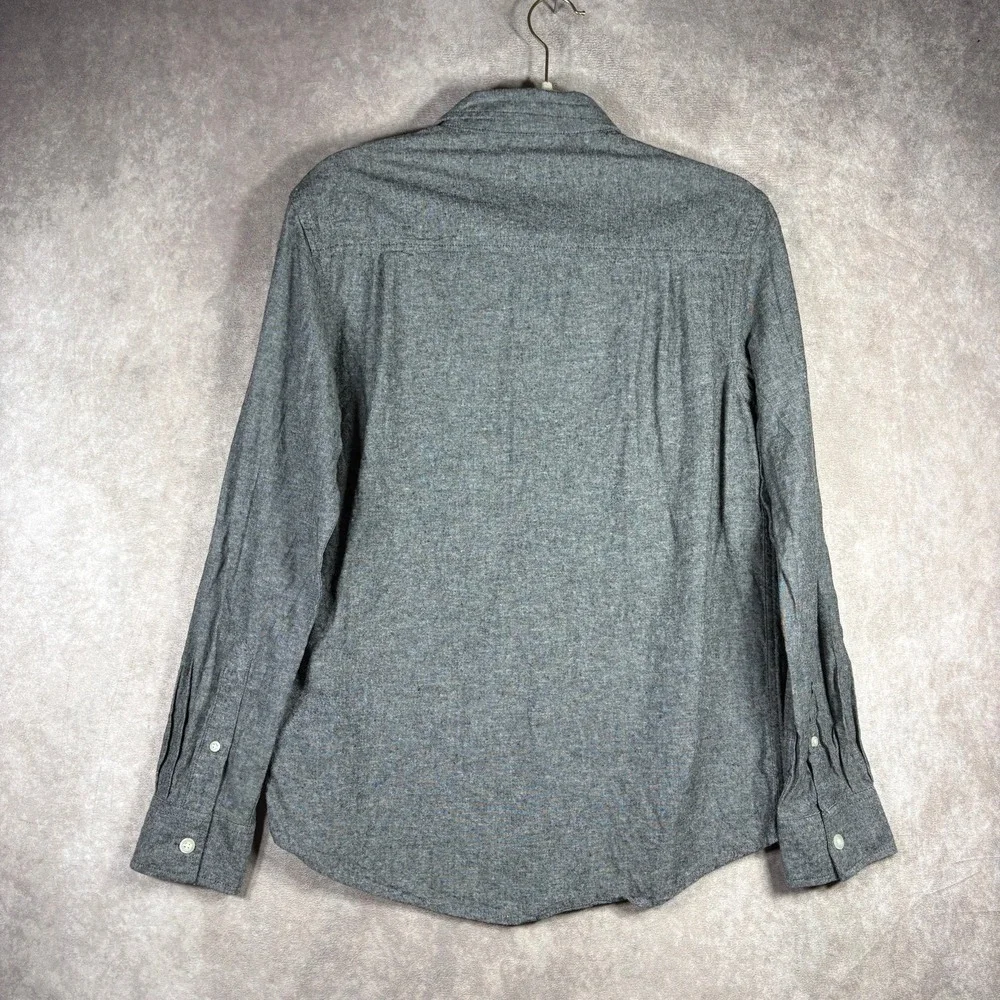 Silverlake Shirt Mens Small Gray Button Down Long Sleeve Casual Cotton Pocket